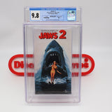 JAWS 2 II - CGC GRADED 9.8 A++! NEW & Factory Sealed with Authentic V-Overlap Seam! (VHS)