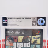 GRAND THEFT AUTO: SAN ANDREAS - PERFECT GRADED WATA 10 A++! NEW & Factory Sealed! (PS2 PlayStation 2)