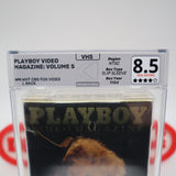 PLAYBOY VIDEO MAGAZINE VOLUME 5 V - REWIND GRADED 8.5 & 4-STAR SEAL! NEW & Factory Sealed with Authentic V-Overlap Seam! (VHS)