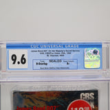 JAMES BOND 007: ON HER MAJESTY'S SECRET SERVICE - CGC GRADED 9.6 A+! NEW & Factory Sealed with Authentic H-Overlap Seam! (VHS)