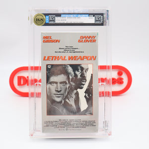 1991 LETHAL WEAPON - IGS GRADED 8.5 BOX & 8.5 SEAL! NEW & Factory Sealed with Authentic H-Overlap Seam! (VHS)