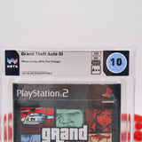 GRAND THEFT AUTO III 3 - PERFECT GRADED WATA 10 A++! NEW & Factory Sealed! (PS2 PlayStation 2)