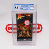 INDIANA JONES: RAIDERS OF THE LOST ARK - CGC GRADED 9.6 A++! NEW & Factory Sealed with Authentic V-Overlap Seam! (VHS