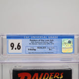 INDIANA JONES: RAIDERS OF THE LOST ARK - CGC GRADED 9.6 A++! NEW & Factory Sealed with Authentic V-Overlap Seam! (VHS