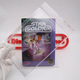 STAR SOLDIER with SOUND SEAL OF QUALITY / SOQ! NEW & Factory Sealed with Authentic H-Seam! (NES Nintendo)