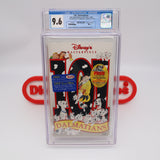 DISNEY MASTERPIECE COLLECTION: 101 DALMATIANS - CGC GRADED 9.6 A++! NEW & Factory Sealed with Authentic H-Overlap Seam! (VHS)