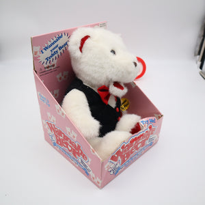 VINTAGE 1998 WANNABE BEAR - Stuffed Animal - Sings & Dances "Let Me Be Your Teddy Bear" - NEW!