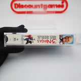 3 NINJAS: HIGH NOON AT MEGA MOUNTAIN w/ HULK HOGAN! RARE PROMO SCREENER! IGS GRADED 7.5 BOX & 8.5 SEAL! NEW & Factory Sealed with Authentic V-Overlap Seam! (VHS)