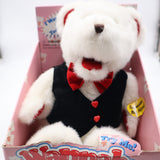 VINTAGE 1998 WANNABE BEAR - Stuffed Animal - Sings & Dances "Let Me Be Your Teddy Bear" - NEW!