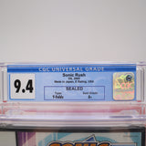 SONIC THE HEDGEHOG in SONIC RUSH - CGC GRADED 9.4 A+! NEW & Factory Sealed! (Nintendo DS)
