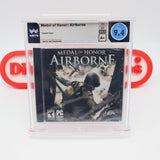 MEDAL OF HONOR: AIRBORNE - WATA GRADED 9.4 A+! NEW & Factory Sealed! (PC Computer Game)