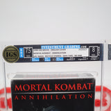 MORTAL KOMBAT: ANNIHILATION - IGS GRADED 7.5 BOX & 8.0 SEAL! NEW & Factory Sealed with Authentic 3-Sided Seam! (VHS)