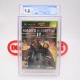 SOLDIER OF FORTUNE II 2: DOUBLE HELIX - CGC GRADED 9.8 A+! NEW & Factory Sealed! (XBOX)