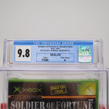 SOLDIER OF FORTUNE II 2: DOUBLE HELIX - CGC GRADED 9.8 A+! NEW & Factory Sealed! (XBOX)