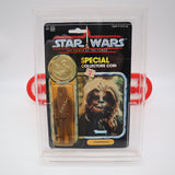 CHEWBACCA WITH POTF COIN - 92 BACK - NEW Authentic & Factory Sealed + HARD CASE! (MOC Vintage Star Wars Figure)