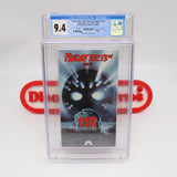 FRIDAY THE 13TH PART VI 6: JASON LIVES - CGC GRADED 9.4 A+! NEW & Factory Sealed with Authentic H-Overlap Seam! (VHS)
