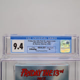FRIDAY THE 13TH PART VI 6: JASON LIVES - CGC GRADED 9.4 A+! NEW & Factory Sealed with Authentic H-Overlap Seam! (VHS)