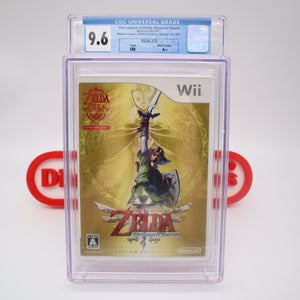 THE LEGEND OF ZELDA: SKYWARD SWORD (JAPANESE VERSION!) CGC GRADED 9.6 A++! NEW & Factory Sealed! (Nintendo Wii)