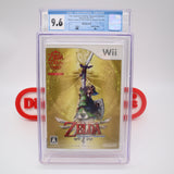 THE LEGEND OF ZELDA: SKYWARD SWORD (JAPANESE VERSION!) CGC GRADED 9.6 A++! NEW & Factory Sealed! (Nintendo Wii)