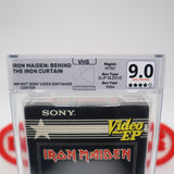 IRON MAIDEN: BEHIND THE IRON CURTAIN - REWIND GRADED 9.0 & 4-STAR SEAL! NEW & Factory Sealed with Authentic Tube Seal! (VHS)