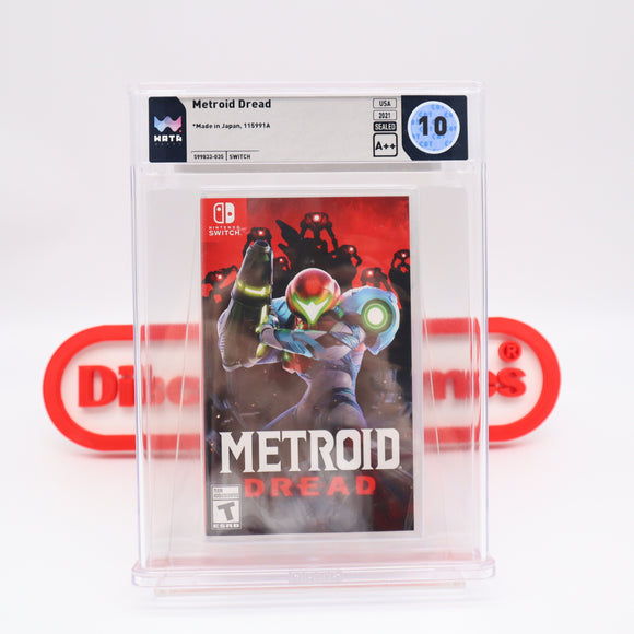 METROID DREAD - PERFECT GRADED WATA 10 A++! NEW & Factory Sealed! (Nintendo Switch)