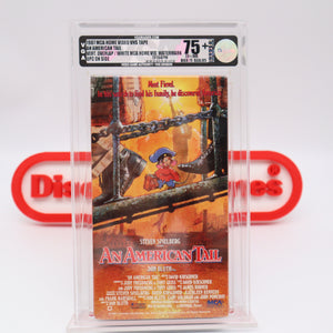 AN AMERICAN TAIL - VGA GRADED 75+ with 85 SEAL! NEW & Factory Sealed with Authentic V-Overlap Seam & Watermark! (VHS)