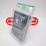 POPEYE - CGC GRADED 7.5 CIB! ROUND SOQ BLACK-BOX GAME! (NES Nintendo)