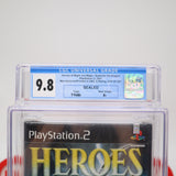 HEROES OF MIGHT AND MAGIC: QUEST FOR THE DRAGON - CGC GRADED 9.8 A+! NEW & Factory Sealed! (PS2 PlayStation 2)