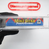 MIKE DITKA POWER FOOTBALL - WATA GRADED 9.4 A! NEW & Factory Sealed with Authentic 3-Sided Seam! (Sega Genesis)