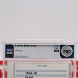 LETHAL ENFORCERS - WATA PRO GRADED AUTHENTIC DEVELOPMENT PROTOTYPE! (Sega CD)