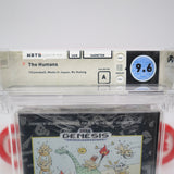 THE HUMANS - WATA GRADED 9.6 A! NEW & Factory Sealed with Authentic Tube Seam! (Sega Genesis)