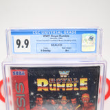 WWE / WWF ROYAL RUMBLE - CGC GRADED 9.9 A++! NEW & Factory Sealed with Authentic V-Overlap Seam! (Sega Genesis)