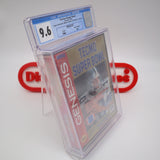 TECMO SUPER BOWL - CGC GRADED 9.6 A++! NEW & Factory Sealed with Authentic Tube Seal! (Sega Genesis)