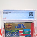TECMO SUPER BOWL - CGC GRADED 9.6 A++! NEW & Factory Sealed with Authentic Tube Seal! (Sega Genesis)