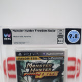 MONSTER HUNTER: FREEDOM UNITE - WATA GRADED 9.8 A++! NEW & Factory Sealed! (PSP PlayStation Portable)
