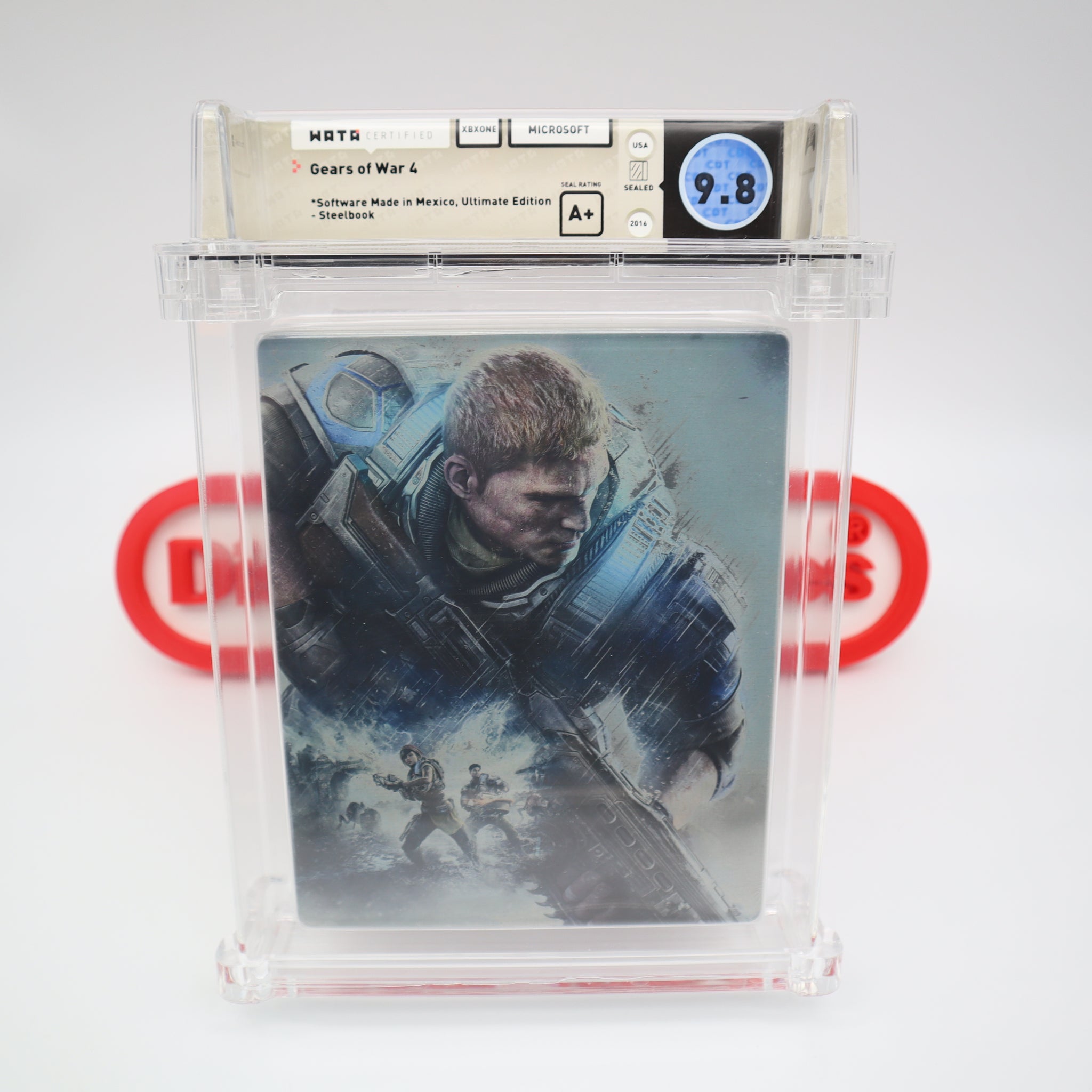 gears of war steelbook GEARS OF WAR 4 IV: ULTIMATE EDITION STEELBOOK! WATA GRADED 9.8 A+! NEW – DiscountGamesOnline