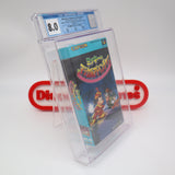 DISNEY'S MICKEY MOUSE in MICKEY'S MAGICAL ADVENTURE - CGC GRADED 8.0 CIB! (SNES Super Famicom Nintendo)
