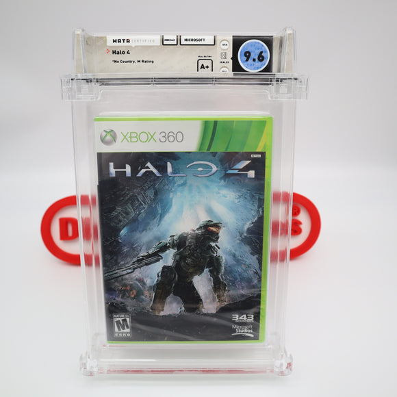 HALO 4 IV - WATA GRADED 9.6 A+! CASE FRESH COPY! NEW & Factory Sealed! (XBox 360)