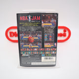 NBA JAM (JAPANESE VERSION) - CASE FRESH! NEW & Factory Sealed with Authentic V-Overlap Seam! (Sega Genesis)