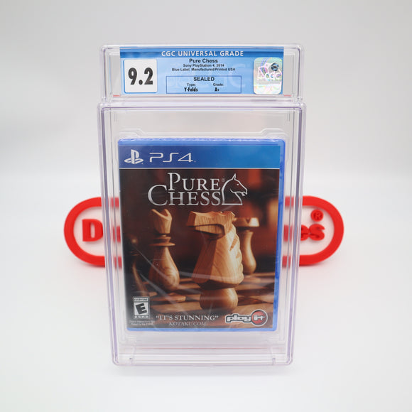 PURE CHESS - CGC GRADED 9.2 A+! NEW & Factory Sealed! (PS4 PlayStation 4)