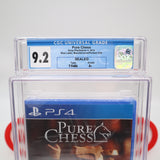PURE CHESS - CGC GRADED 9.2 A+! NEW & Factory Sealed! (PS4 PlayStation 4)