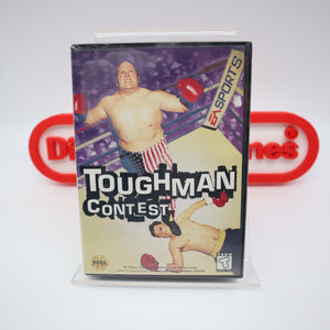 TOUGHMAN CONTEST BOXING - NEW & Factory Sealed with Authentic V-Overlap Seam! (Sega Genesis)