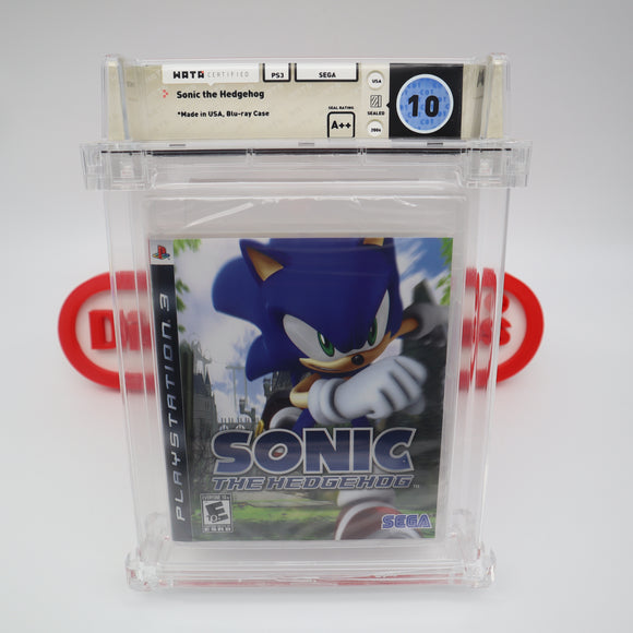SONIC THE HEDGEHOG - PERFECT/HIGHEST GRADED WATA 10 A++! NEW & Factory Sealed! (PS3 PlayStation 3)