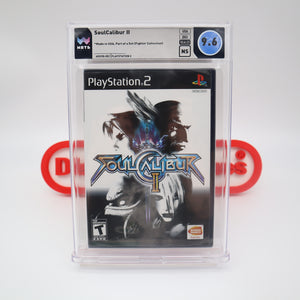 SOULCALIBUR II / SOUL CALIBUR 2 - WATA GRADED 9.6 NS! BRAND NEW! (PS2 PlayStation 2)