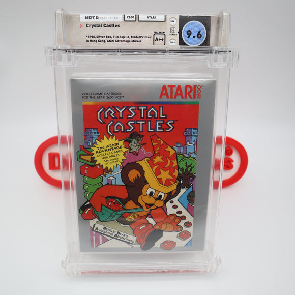 CRYSTAL CASTLES - WATA GRADED 9.6 A++! NEW & Factory Sealed! (Atari 2600)