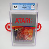 INDIANA JONES: RAIDERS OF THE LOST ARK - CGC GRADED 7.5! NEW & Factory Sealed! (Atari 2600)