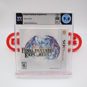 FINAL FANTASY EXPLORERS - WATA GRADED 9.8 A+! NEW & Factory Sealed! (Nintendo 3DS)
