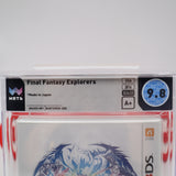 FINAL FANTASY EXPLORERS - WATA GRADED 9.8 A+! NEW & Factory Sealed! (Nintendo 3DS)