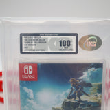 THE LEGEND OF ZELDA: TEARS OF THE KINGDOM - PERFECT GRADED UKG 100 UNCIRCULATED! NEW & Factory Sealed! (Nintendo Switch) Like VGA!
