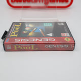 CHAMPIONSHIP POOL - NEW & Factory Sealed with Authentic Tube Seal! (Sega Genesis)